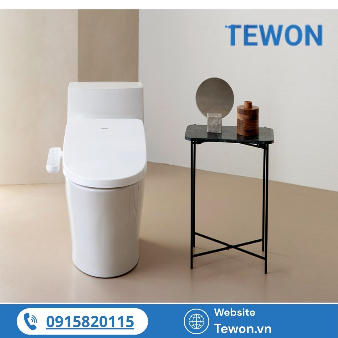 Nắp bồn cầu điện tử được thiết kế để mang lại sự thoải mái tối đa cho người dùng.