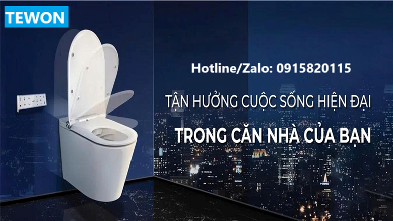 Nắp Bồn Cầu Thông Minh Tewon Nắp Bồn Cầu Thông Minh Tewon